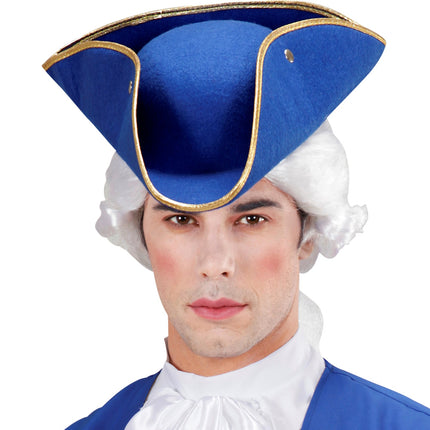 Widmann SRL Venetiaanse driesteek hoed blauw