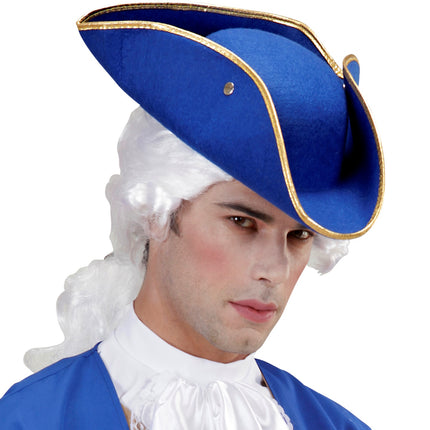 Widmann SRL Venetiaanse driesteek hoed blauw
