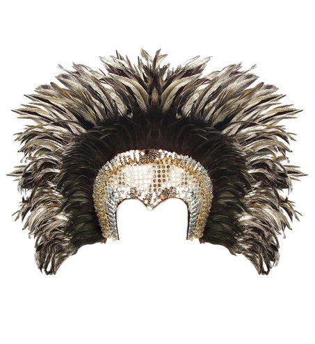 Widmann SRL Veren hoofdbedekking Cabaret zilver