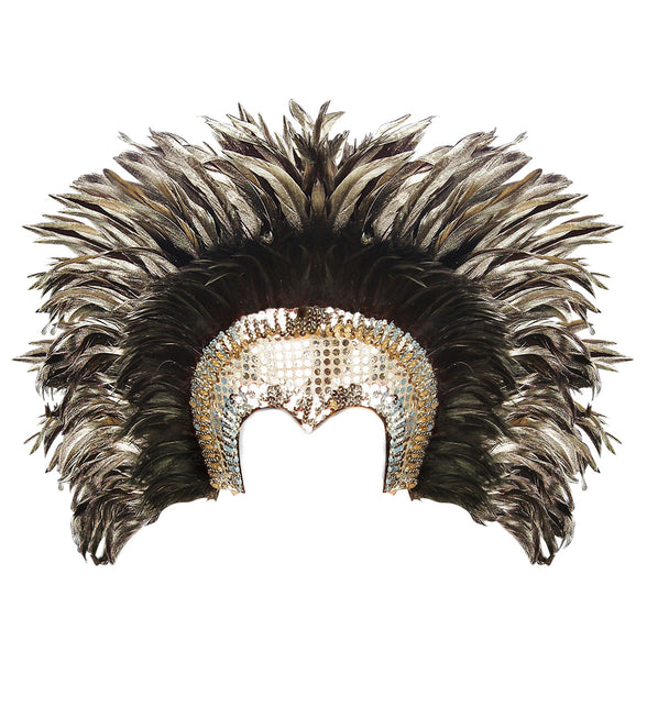 Widmann SRL Veren hoofdbedekking Cabaret zilver