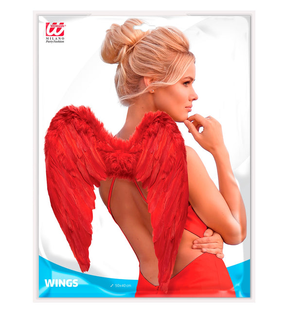 Widmann SRL Veren vleugels rood 37x50cm