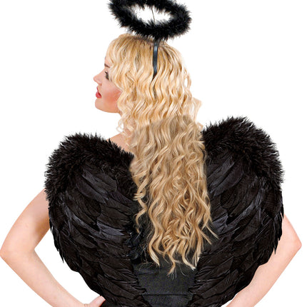 Widmann SRL Veren vleugels zwart 37x50cm