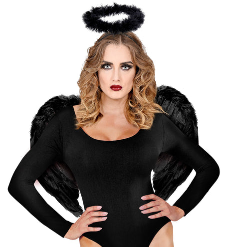 Widmann SRL Veren vleugels zwart 37x50cm