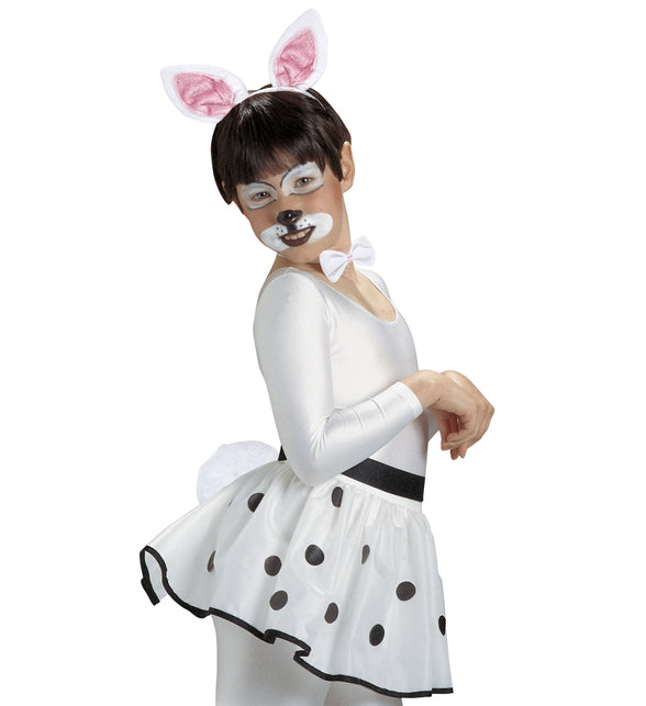 Widmann SRL Verkleedset bunny oren met strik en staart