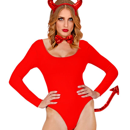 Widmann SRL Verkleedset duivel met pailletten