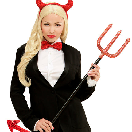 Widmann SRL Verkleedset duivel met pailletten