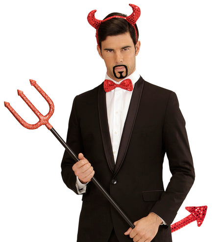 Widmann SRL Verkleedset duivel met pailletten