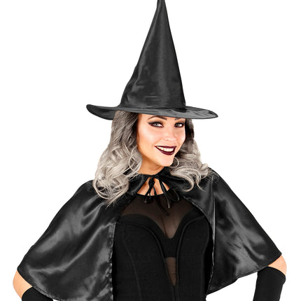 Widmann SRL Verkleedset heks zwart