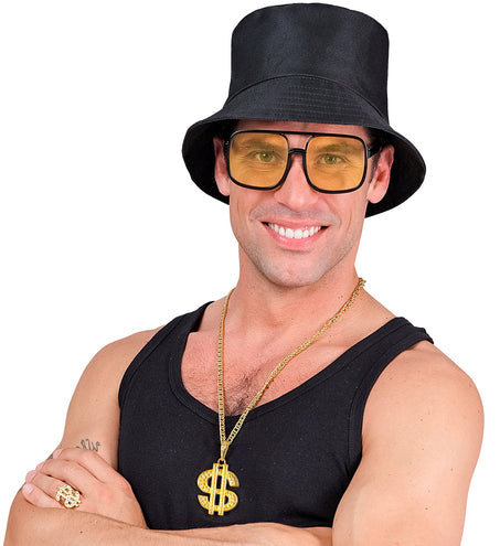 Widmann SRL Verkleedset hip hop zwart