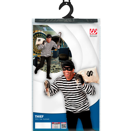 Widmann SRL Verkleedset Inbreker M/L