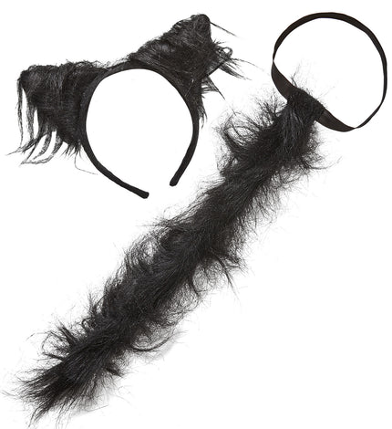 Widmann SRL Verkleedset kat zwart