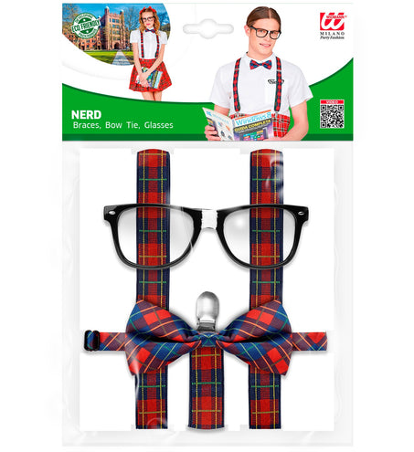 Widmann SRL Verkleedset nerd / schooljongen