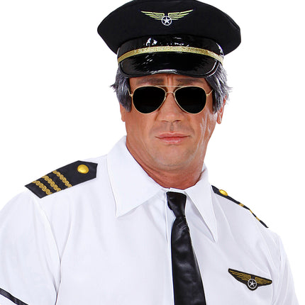 Widmann SRL Verkleedset piloot kapitein