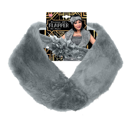 Widmann SRL Verkleedset Roaring  20's grijs