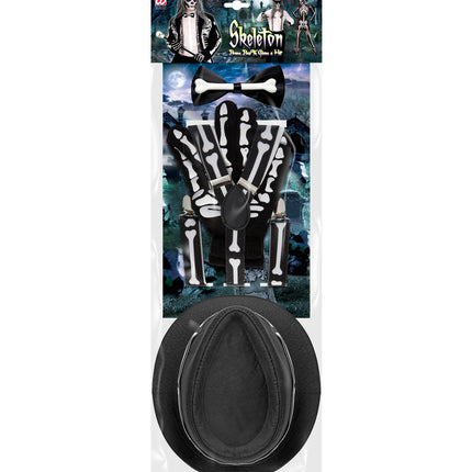 Widmann SRL Verkleedset skelet voor halloween