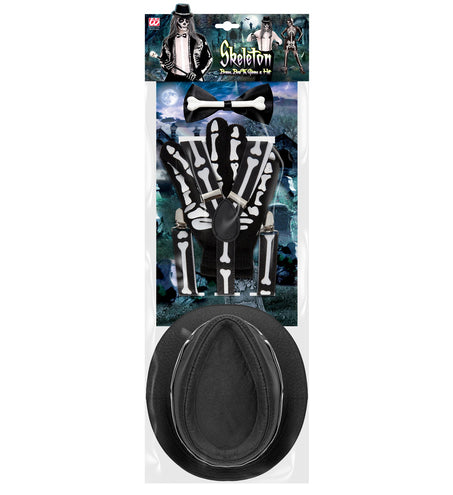 Widmann SRL Verkleedset skelet voor halloween