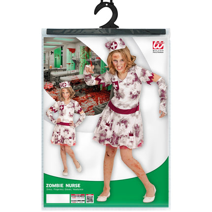 Widmann SRL Verpleegsterjurkje zombie kinderen