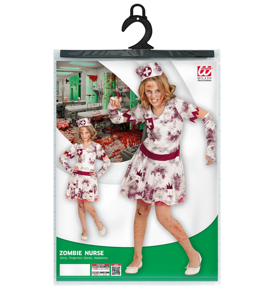 Widmann SRL Verpleegsterjurkje zombie kinderen