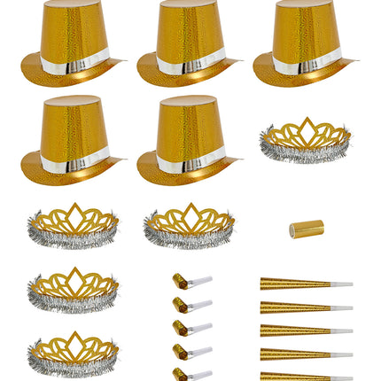 Widmann SRL Versierset Happy New Year goud