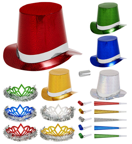 Widmann SRL Versierset Happy New Year meerkleurig