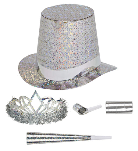Widmann SRL Versierset Happy New Year zilver