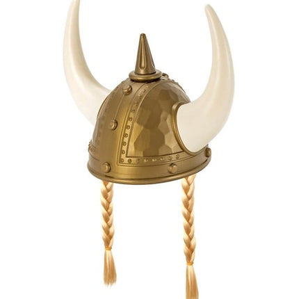 Widmann SRL Viking helm gehamerd met vlechten Daan