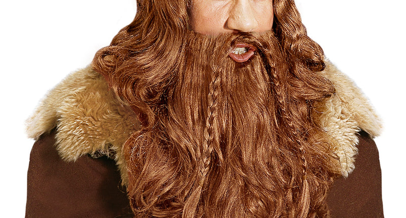 Widmann SRL Viking pruik met baard en snor blond