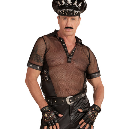 Widmann SRL Vingerloze handschoen met spijkers