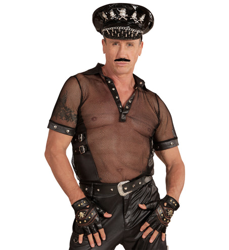 Widmann SRL Vingerloze handschoen met spijkers