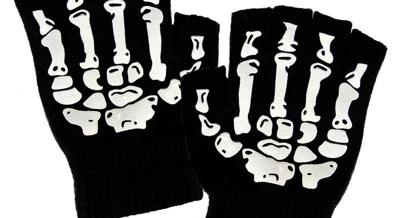 Widmann SRL Vingerloze handschoen skelet