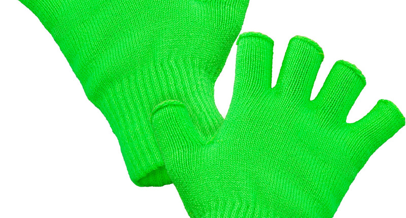 Widmann SRL Vingerloze handschoenen neon groen