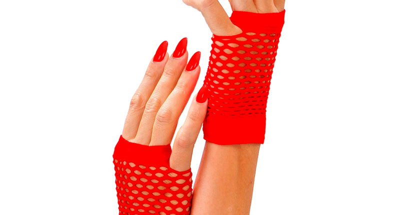 Widmann SRL Vingerloze nethandschoenen rood