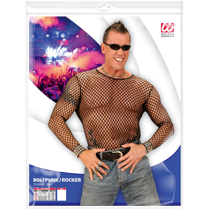 Widmann SRL Visnetshirt Zwart Heren