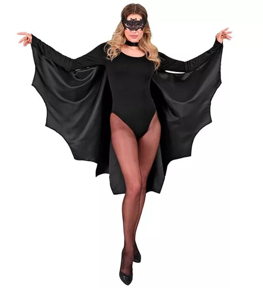 Widmann SRL Vleermuis cape Anouk volwassenen