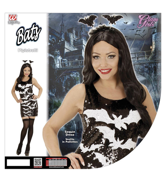 Widmann SRL Vleermuis jurkje pailletten Debbie