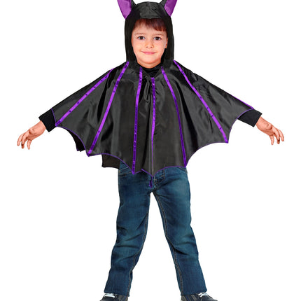 Widmann SRL Vleermuis poncho kind