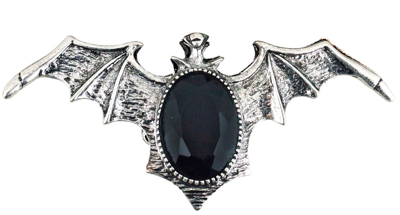Widmann SRL Vleermuis ring met zwarte gemsteen