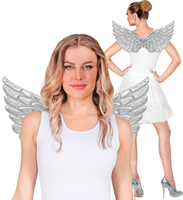 Widmann SRL Vleugels zilver 57x26 cm