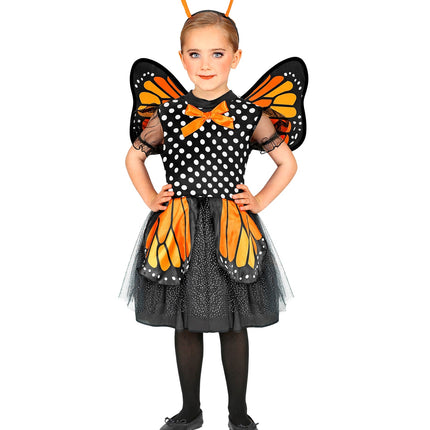 Widmann SRL Vlinder kostuum zwart kinderen