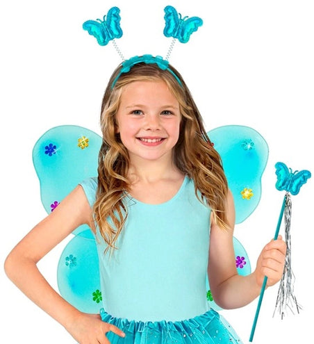 Widmann SRL Vlinder set blauw Noah