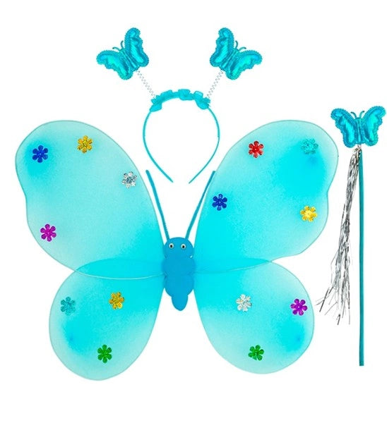 Widmann SRL Vlinder set blauw Noah
