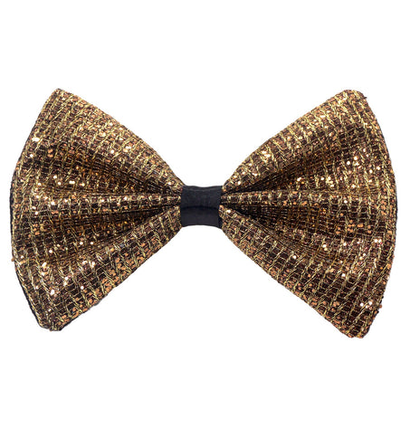 Widmann SRL Vlinderdas glitter Sheldon goud