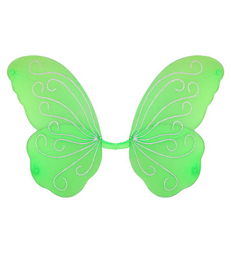 Widmann SRL Vlindervleugels glitter groen