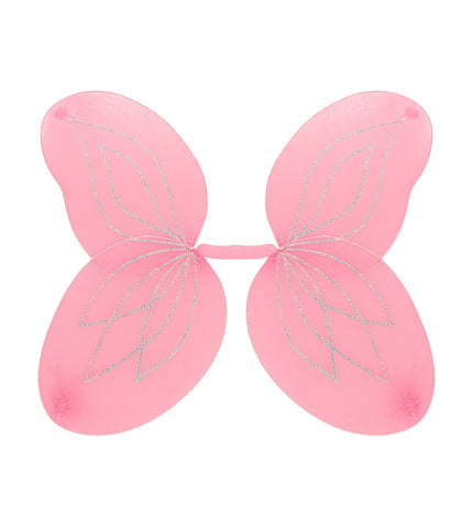 Widmann SRL Vlindervleugels glitter roze kinderen