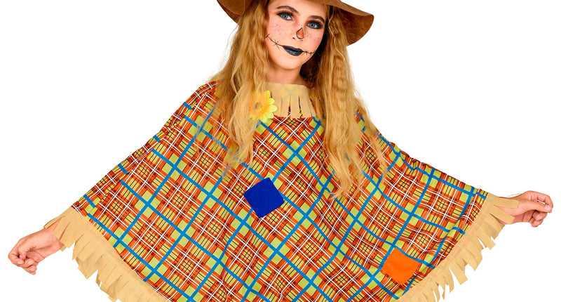 Widmann SRL Vogelverschrikker poncho kind