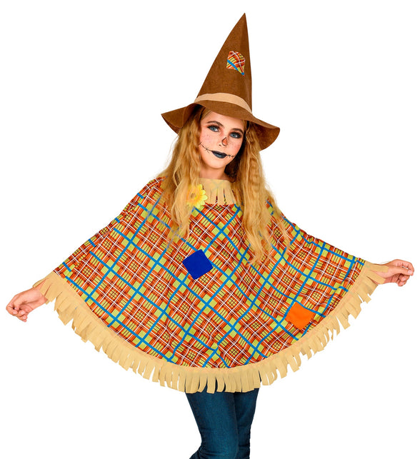 Widmann SRL Vogelverschrikker poncho kind