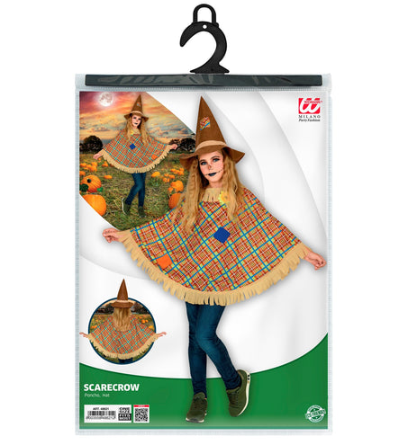 Widmann SRL Vogelverschrikker poncho kind