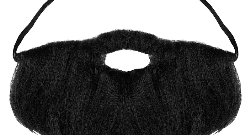 Widmann SRL Volle baard met snor in zwart