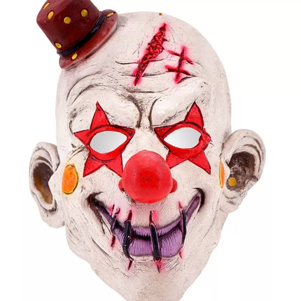Widmann SRL Volledig masker killer clown met hoed Nora