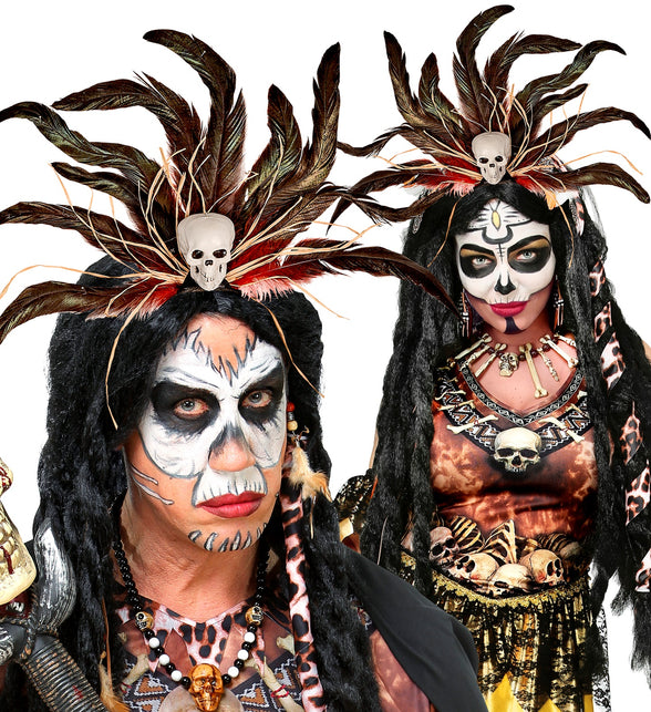 Widmann SRL Voodoo hoofdband halloween